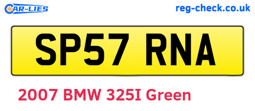 SP57RNA are the vehicle registration plates.