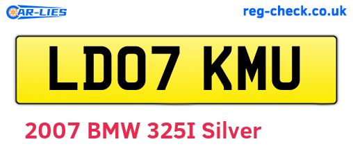 LD07KMU are the vehicle registration plates.