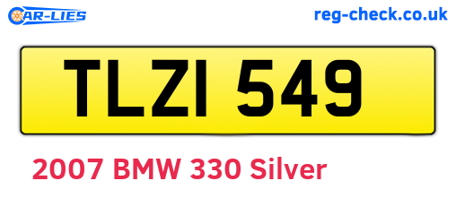 TLZ1549 are the vehicle registration plates.