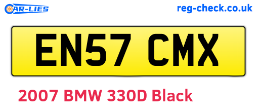EN57CMX are the vehicle registration plates.