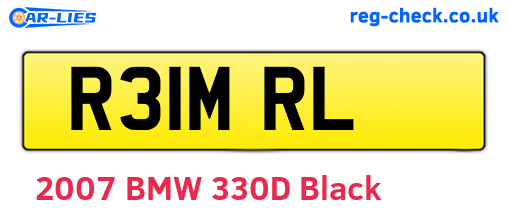 R31MRL are the vehicle registration plates.