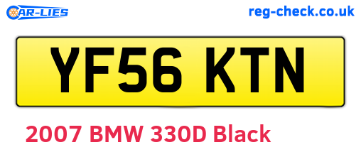 YF56KTN are the vehicle registration plates.
