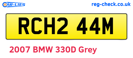 RCH244M are the vehicle registration plates.
