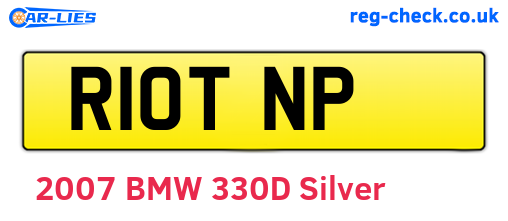 R10TNP are the vehicle registration plates.