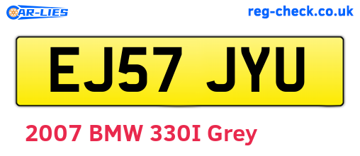 EJ57JYU are the vehicle registration plates.