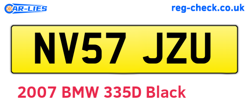 NV57JZU are the vehicle registration plates.