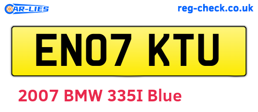 EN07KTU are the vehicle registration plates.