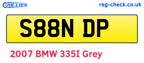 S88NDP are the vehicle registration plates.