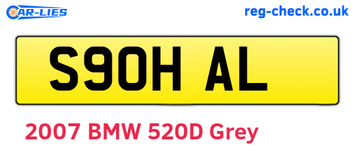 S90HAL are the vehicle registration plates.