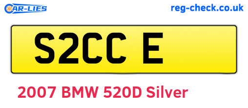 S2CCE are the vehicle registration plates.