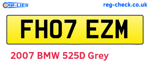 FH07EZM are the vehicle registration plates.