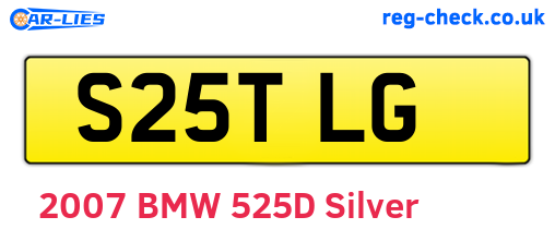 S25TLG are the vehicle registration plates.