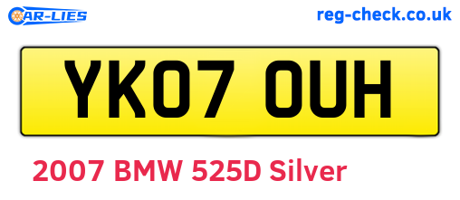 YK07OUH are the vehicle registration plates.