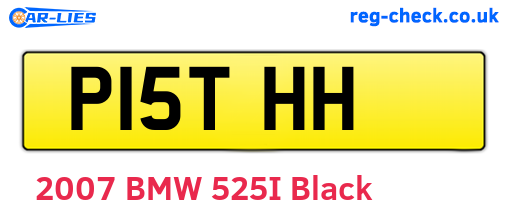 P15THH are the vehicle registration plates.