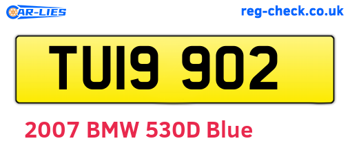 TUI9902 are the vehicle registration plates.