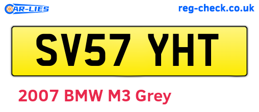 SV57YHT are the vehicle registration plates.