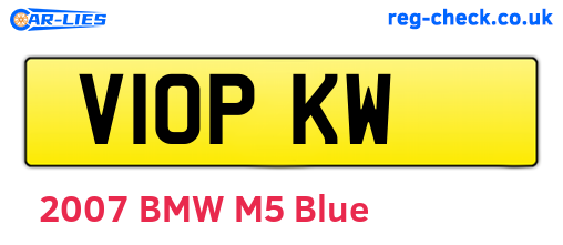V10PKW are the vehicle registration plates.
