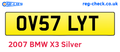 OV57LYT are the vehicle registration plates.