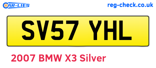 SV57YHL are the vehicle registration plates.