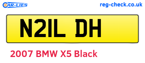 N21LDH are the vehicle registration plates.