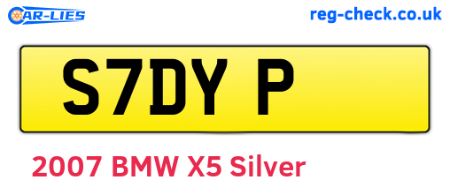 S7DYP are the vehicle registration plates.