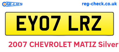 EY07LRZ are the vehicle registration plates.
