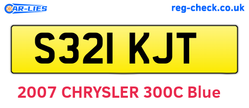S321KJT are the vehicle registration plates.