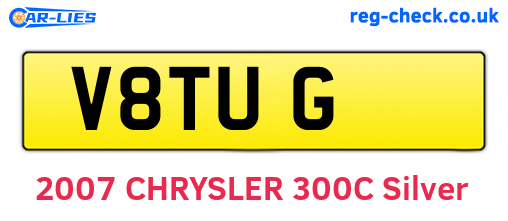 V8TUG are the vehicle registration plates.