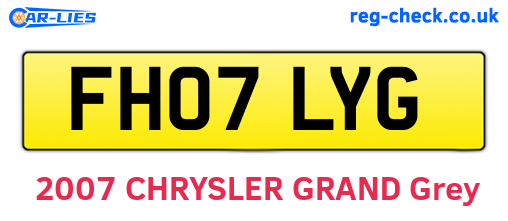 FH07LYG are the vehicle registration plates.