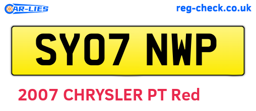 SY07NWP are the vehicle registration plates.
