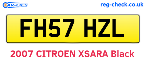 FH57HZL are the vehicle registration plates.