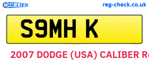 S9MHK are the vehicle registration plates.