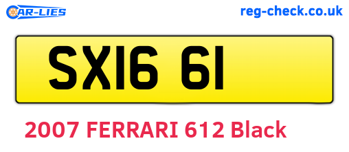 SXI661 are the vehicle registration plates.