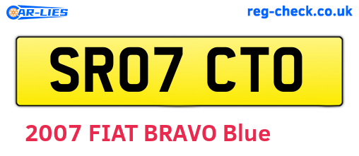 SR07CTO are the vehicle registration plates.