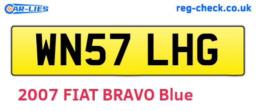 WN57LHG are the vehicle registration plates.