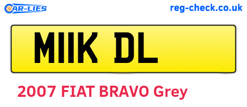 M11KDL are the vehicle registration plates.