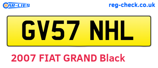 GV57NHL are the vehicle registration plates.