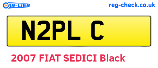 N2PLC are the vehicle registration plates.