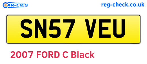 SN57VEU are the vehicle registration plates.