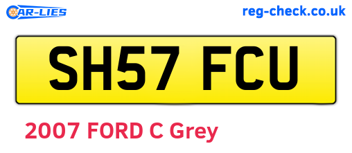 SH57FCU are the vehicle registration plates.
