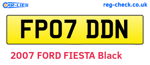 FP07DDN are the vehicle registration plates.