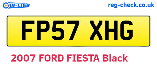 FP57XHG are the vehicle registration plates.