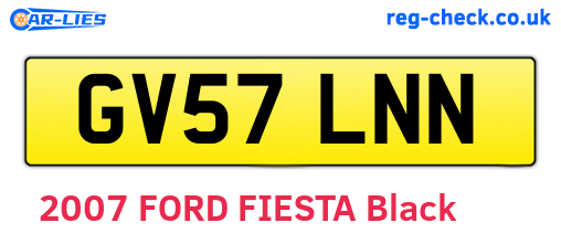 GV57LNN are the vehicle registration plates.