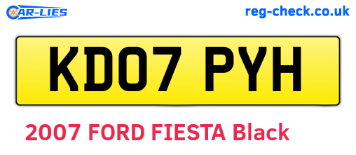 KD07PYH are the vehicle registration plates.
