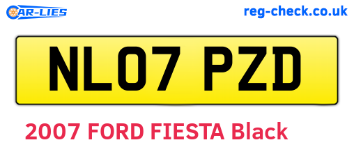 NL07PZD are the vehicle registration plates.