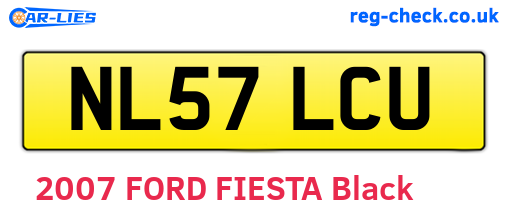 NL57LCU are the vehicle registration plates.