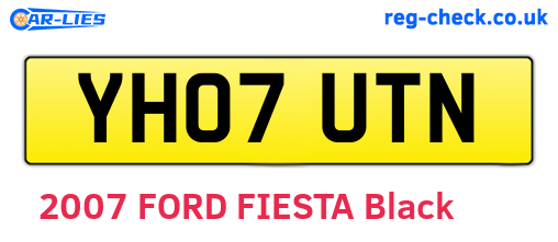 YH07UTN are the vehicle registration plates.