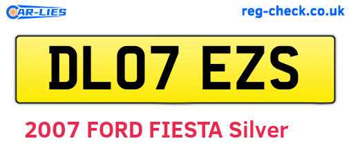 DL07EZS are the vehicle registration plates.
