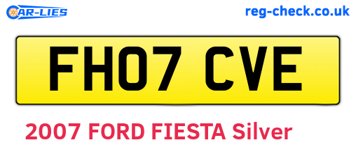 FH07CVE are the vehicle registration plates.