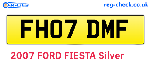 FH07DMF are the vehicle registration plates.